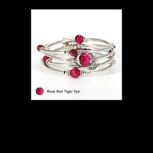 4 strand silver bracelet feminine unique bracelet many different bead choices